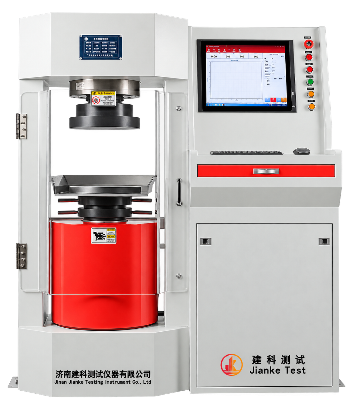 Digital hydraulic compression testing machine