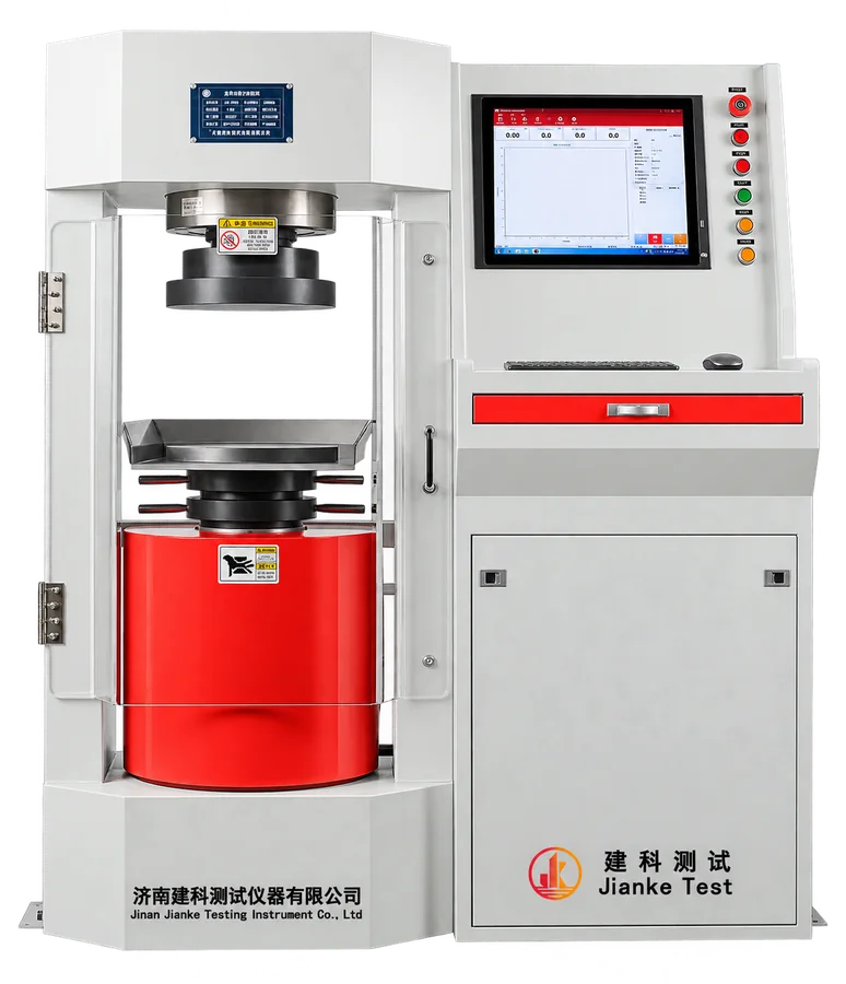 Digital hydraulic compression testing machine