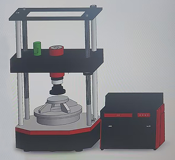 Fully automatic manhole cover pressure testing machine