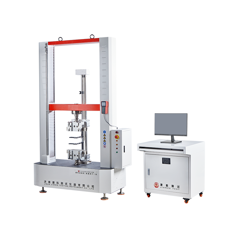 Microcomputer controlled geotechnical material testing machine Pneumatic clamping