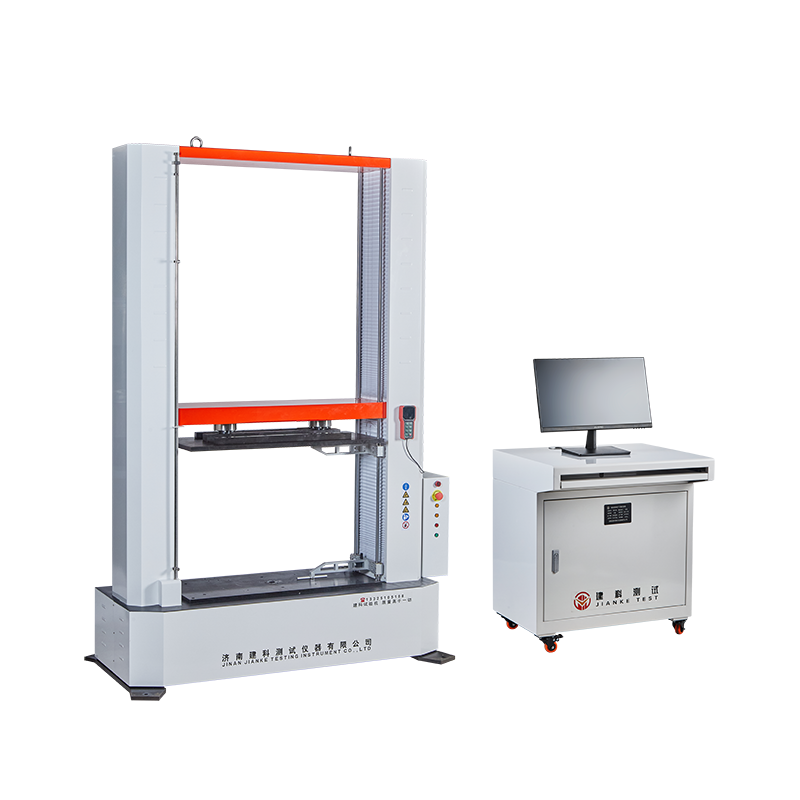 Microcomputer controlled ring stiffness and flexibility testing machine