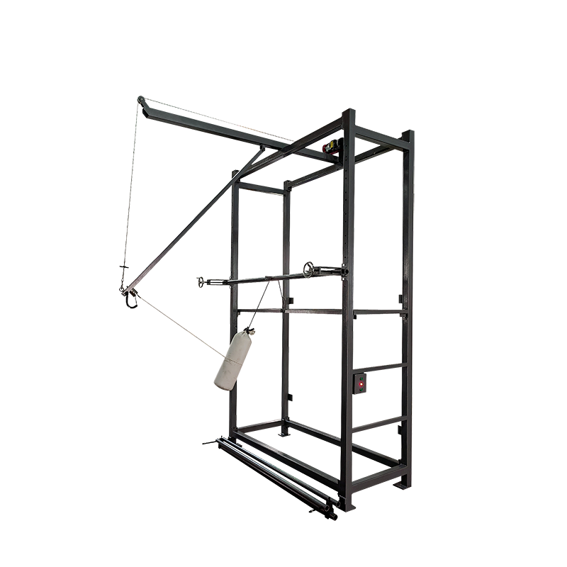 Electric type partition board impact and hanging force testing device
