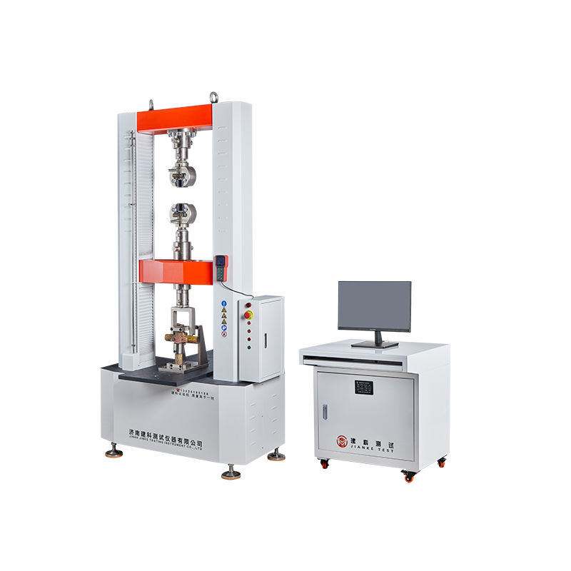 Microcomputer controlled steel pipe scaffolding fastener testing machine