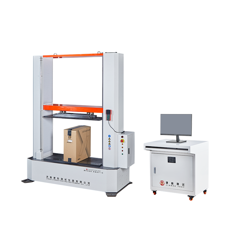 Microcomputer controlled packaging box pressure testing machine