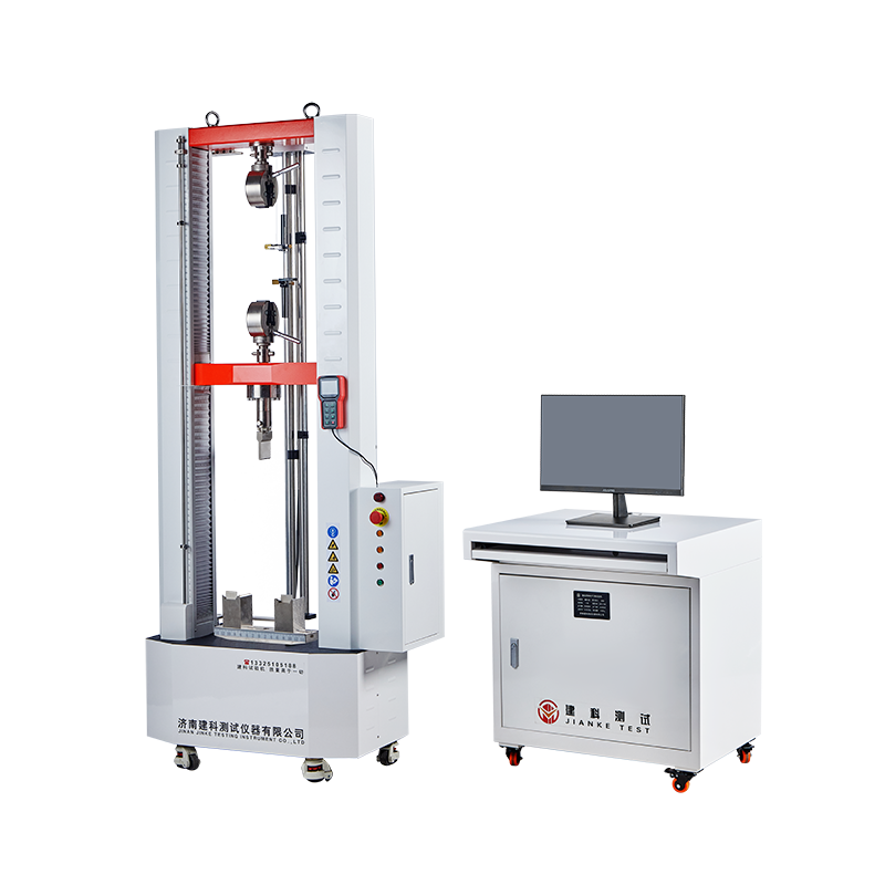 Microcomputer controlled resin tensile testing machine