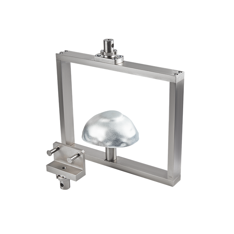 Safety helmet chin strap strength attachment