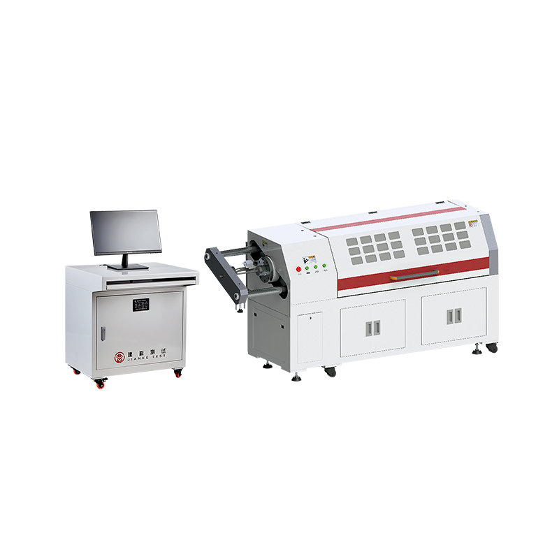 Computer controlled steel strand slack testing machine