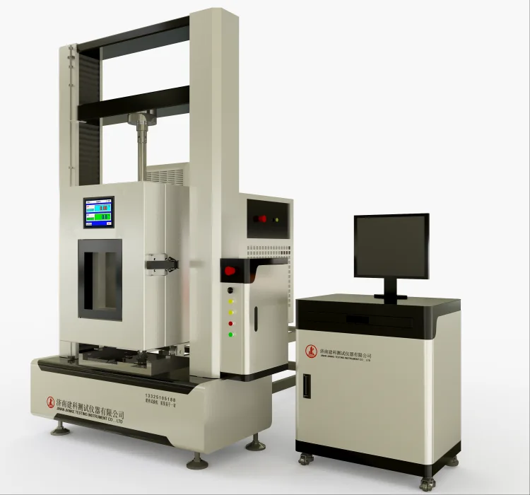 Microcomputer-Controlled High- and Low-Temperature Tensile Testing Machine