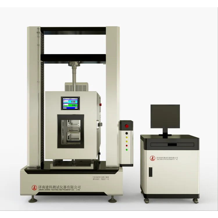 Microcomputer-Controlled High- and Low-Temperature Tensile Testing Machine